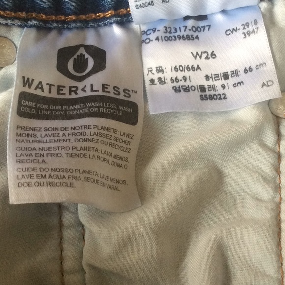 Levi’s Strauss Distressed Jeans Denim Shorts 501 - Picture 2 of 8